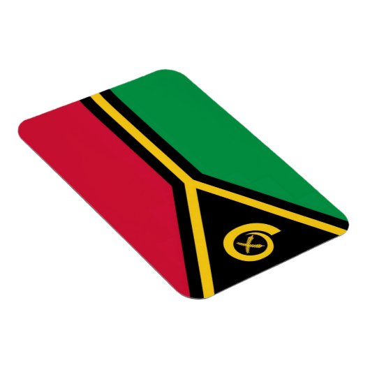 Magnet Flexible Vanuatu - Drapeau (Côté Droit)