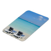 Magnet Flexible Varadero, Cuba. Sable et chaises de plage (Côté Gauche)