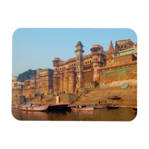 Magnet Flexible Varanasi Inde comme vu de la rivière de Ganga