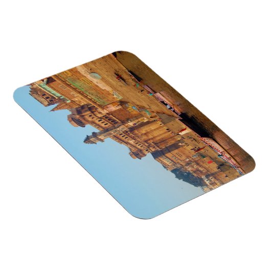 Magnet Flexible Varanasi Inde Vue De La Rivière Ganga (Côté Droit)