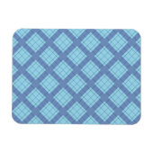Magnet Flexible Variation bleue Plaid (Horizontal)