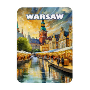 Magnet Flexible Varsovie, cœur vibrant de la Pologne