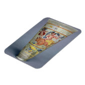 Magnet Flexible Vase à la décoration peinte représentant Europa et (Côté Gauche)