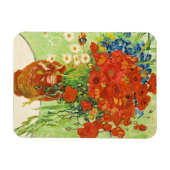 Magnet Flexible Vase avec Cornflowers et Poppies, Van Gogh (Horizontal)