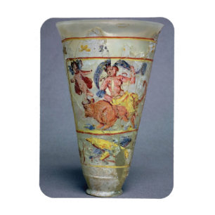 Magnet Flexible Vase avec la décoration peinte dépeignant l'Europa