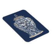 Magnet Flexible Vase en porcelaine bleue et blanche de Vision Stud (Côté Droit)