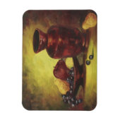 Magnet Flexible Vase rouge avec aimant aux fruits (Vertical)