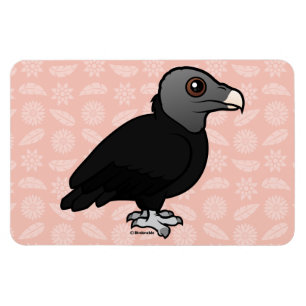 Magnet Flexible Vautour noir