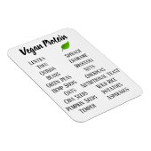Magnet Flexible Vegan High Sources d'aliments protéiques (Côté Droit)