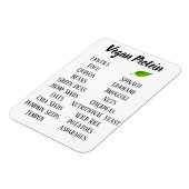 Magnet Flexible Vegan High Sources d'aliments protéiques (Côté Gauche)