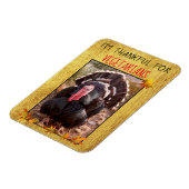 Magnet Flexible Végétarien Thanksgiving Turquie Photo Vegetarian M (Côté Gauche)