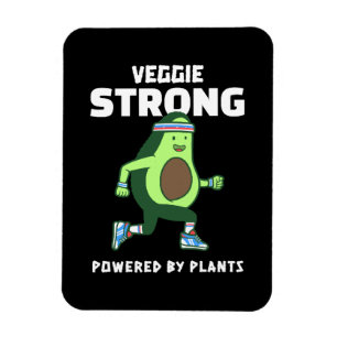 Magnet Flexible Veggie Strong, Alimenté par les plantes
