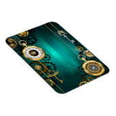 Magnet Flexible Veille bijoux Steampunk sur un Arrière - plan vert (Côté Droit)