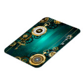 Magnet Flexible Veille bijoux Steampunk sur un Arrière - plan vert (Côté Gauche)