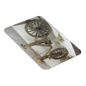 Magnet Flexible Vélo en bois, Musée Rumsiskes, LITUANIE - (Côté Droit)