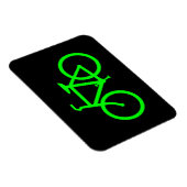 Magnet Flexible Vélo Vert Citron (Côté Droit)