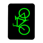 Magnet Flexible Vélo Vert Citron (Vertical)