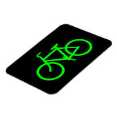 Magnet Flexible Vélo Vert Citron (Côté Gauche)