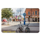 Magnet Flexible Vélos et horloge Millenium, haut Wycombe (Horizontal)