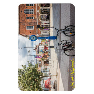 Magnet Flexible Vélos et horloge Millenium, haut Wycombe