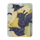 Magnet Flexible velours noir (Vertical)