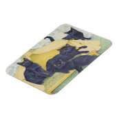 Magnet Flexible velours noir (Côté Gauche)