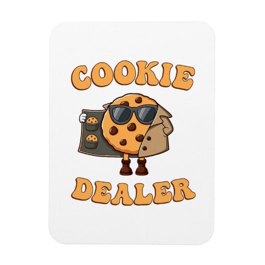 Magnet Flexible Vendeur de biscuits drôle de cuisson (Vertical)