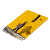 Magnet Flexible Vendeur De Marché À Hoi An Viêt Nam Illustration (Côté Gauche)