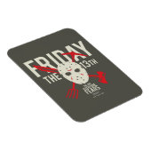 Magnet Flexible Vendredi 13 | Armes - Masque de hockey (Côté Droit)