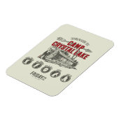 Magnet Flexible Vendredi 13 | Bienvenue à Camp Crystal Lake (Côté Gauche)