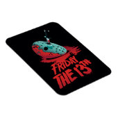 Magnet Flexible Vendredi 13 | Couteau à travers Masque de hockey b (Côté Droit)