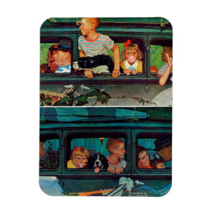 Magnet Flexible Venez et aller par Norman Rockwell