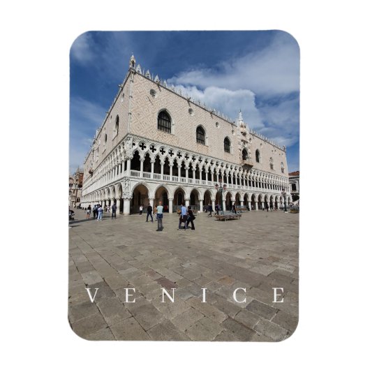 Magnet Flexible Venice Doge Palace vue frigo aimant (Vertical)