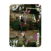Magnet Flexible Venice Gondolier Travel Souvenir  (Vertical)