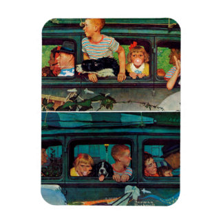 Magnet Flexible Venir et partir par Norman Rockwell