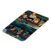 Magnet Flexible Venir et partir par Norman Rockwell (Côté Gauche)