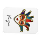 Magnet Flexible Venise Venise Italie Carnaval Masque (Horizontal)