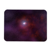 Magnet Flexible Vent Pulsar D'Une Étoile Neutron. (Horizontal)