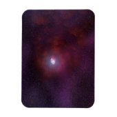 Magnet Flexible Vent Pulsar D'Une Étoile Neutron. (Vertical)