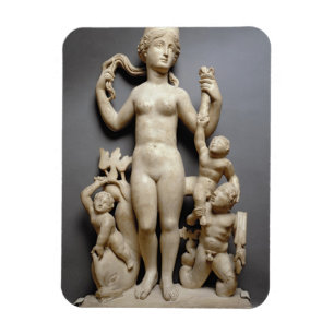 Magnet Flexible Vénus avec le putti, un triton et un dauphin,