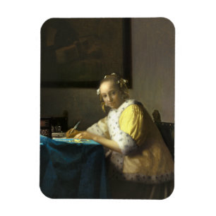 Magnet Flexible Vermeer A Lady Écrire une lettre