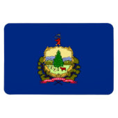 Magnet Flexible Vermont State flag (Horizontal)