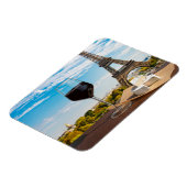 Magnet Flexible Verre de vin au brie sur la tour Eiffel (Côté Gauche)