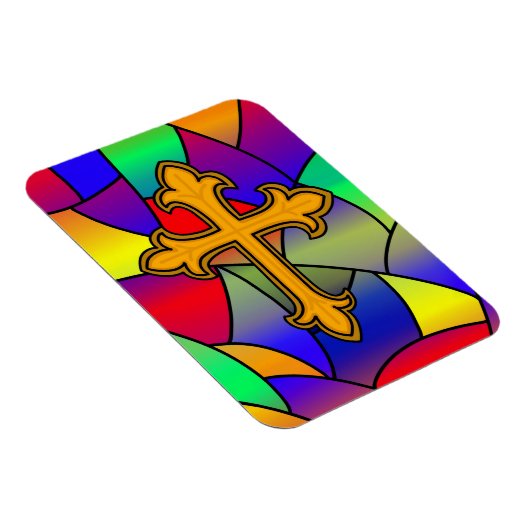 Magnet Flexible Verre et croix (Côté Droit)