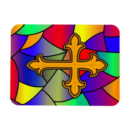 Magnet Flexible Verre et croix (Horizontal)