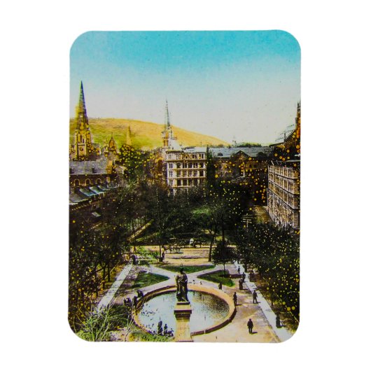 Magnet Flexible Verre Magique Lanterne Slide MONTRÉAL 1890 Canada  (Vertical)
