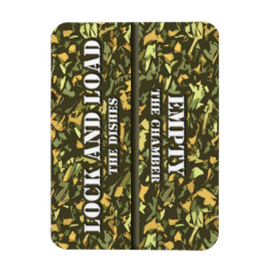 Magnet Flexible Verrouiller n Chargement/lave-vaisselle Camo vide