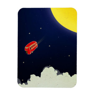 Magnet Flexible Vers la lune