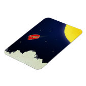 Magnet Flexible Vers la lune (Côté Gauche)