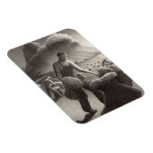 Magnet Flexible Vers la tempête par Grant Wood (Côté Droit)